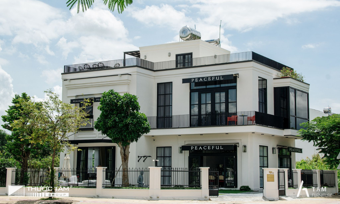 thi công nội thất Peaceful Villa