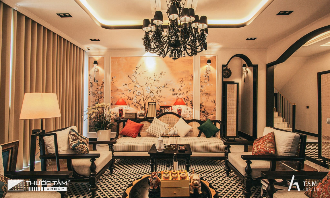 thi công nội thất Peaceful Villa