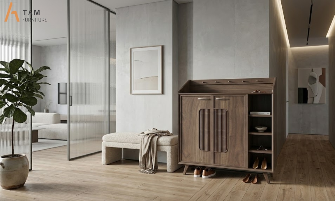 tủ giày zuco cho không gian sang trọng