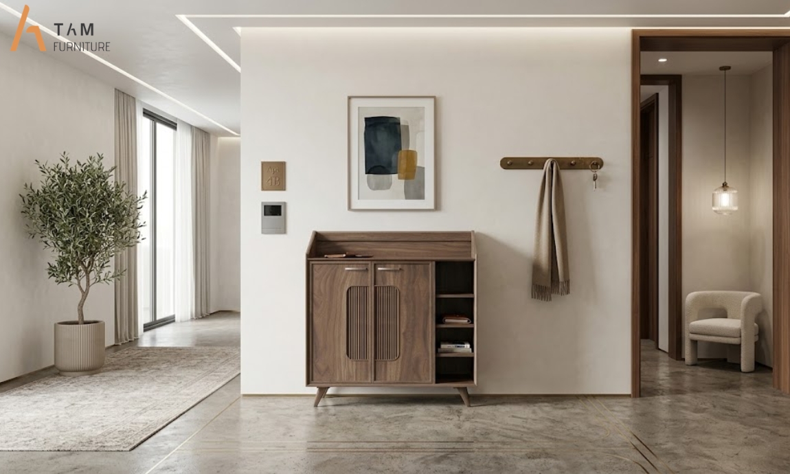 tủ giày zuco đẹp nâng tầm không gian